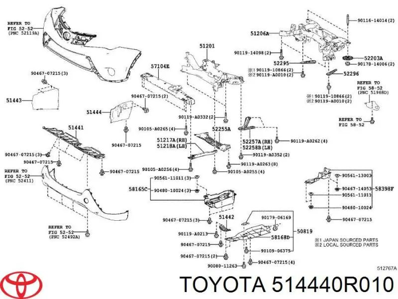 514440R010 Toyota 