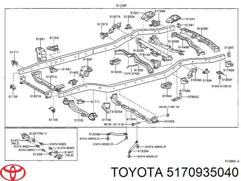  5170935040 Toyota