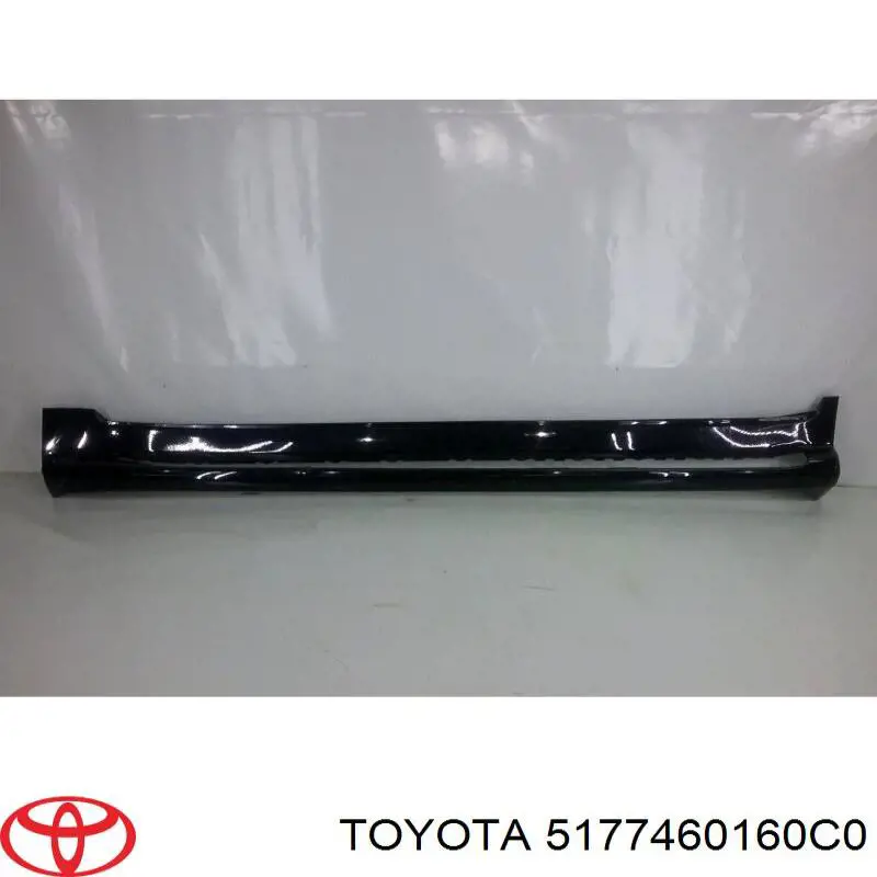 5177460160C0 Toyota placa sobreposta de estribo