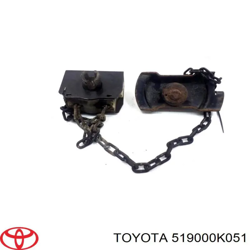 Крепление запасного колеса Toyota 519000K051 цена, от 50.23 USD