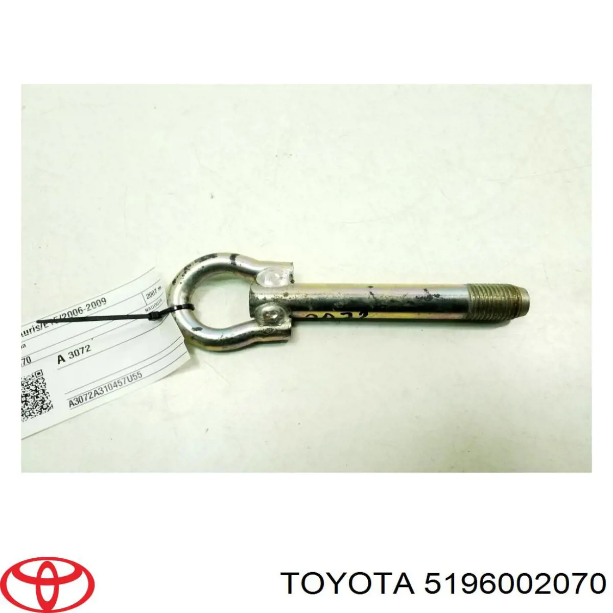 Gancho de reboque Toyota Auris UKP E15