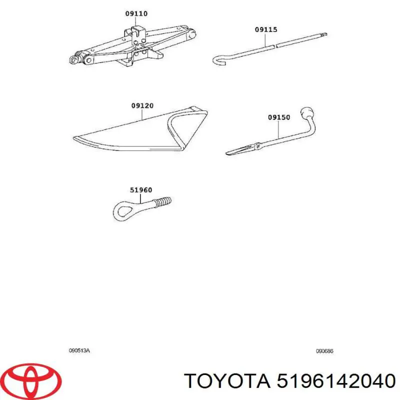 5196142040 Toyota 