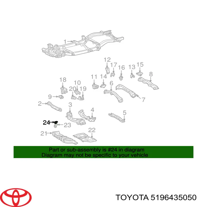  Toyota 5196435050 цена, от 31.67 USD