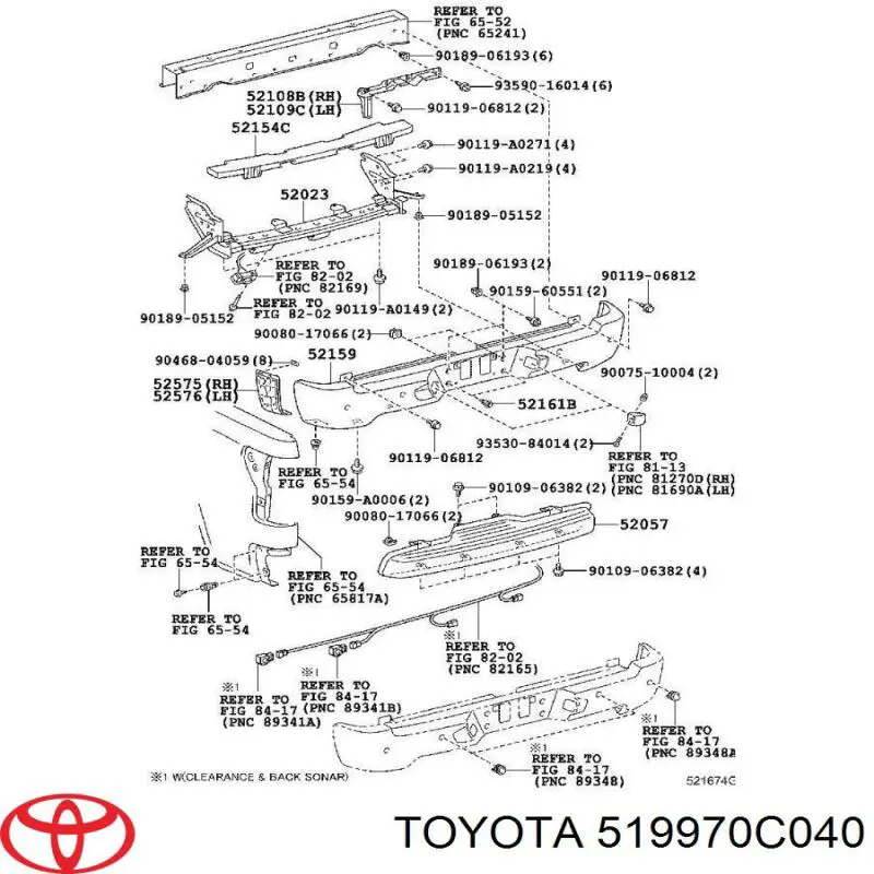 519970C040 Toyota 