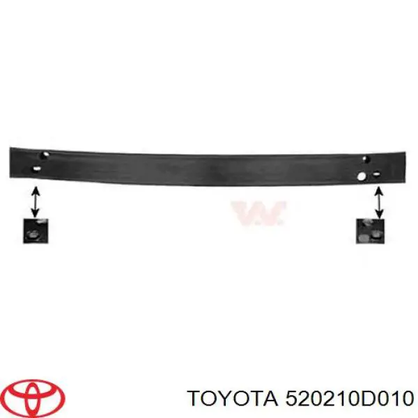 520210D010 Toyota reforçador do pára-choque dianteiro