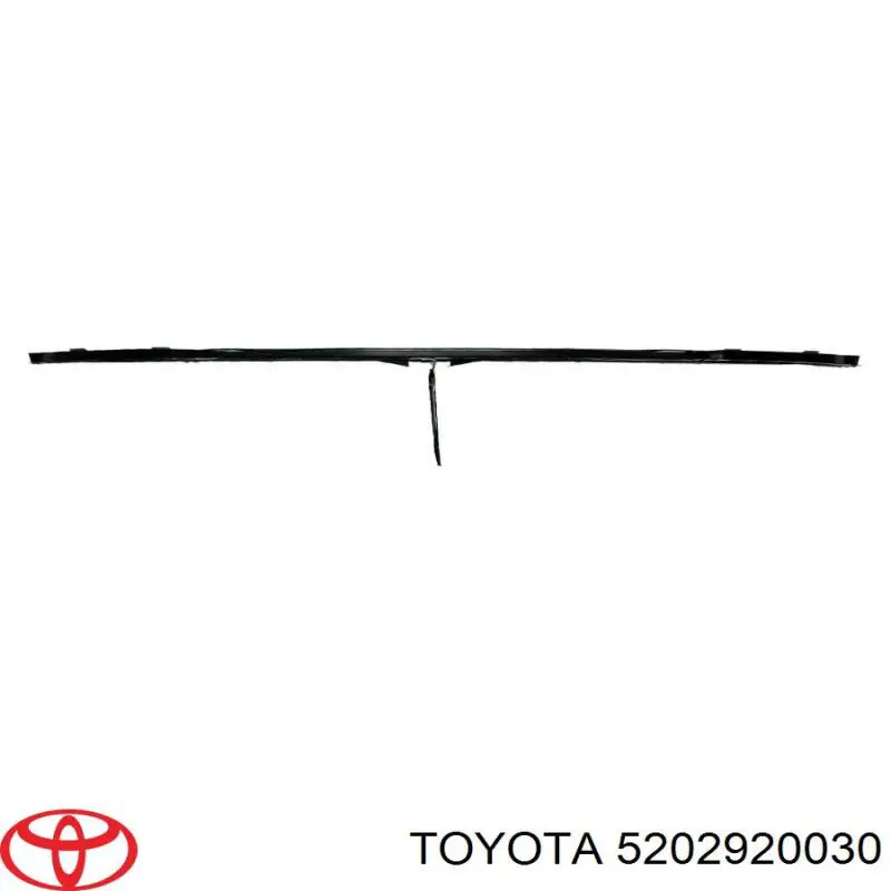 5202920030 Toyota reforçador do pára-choque dianteiro