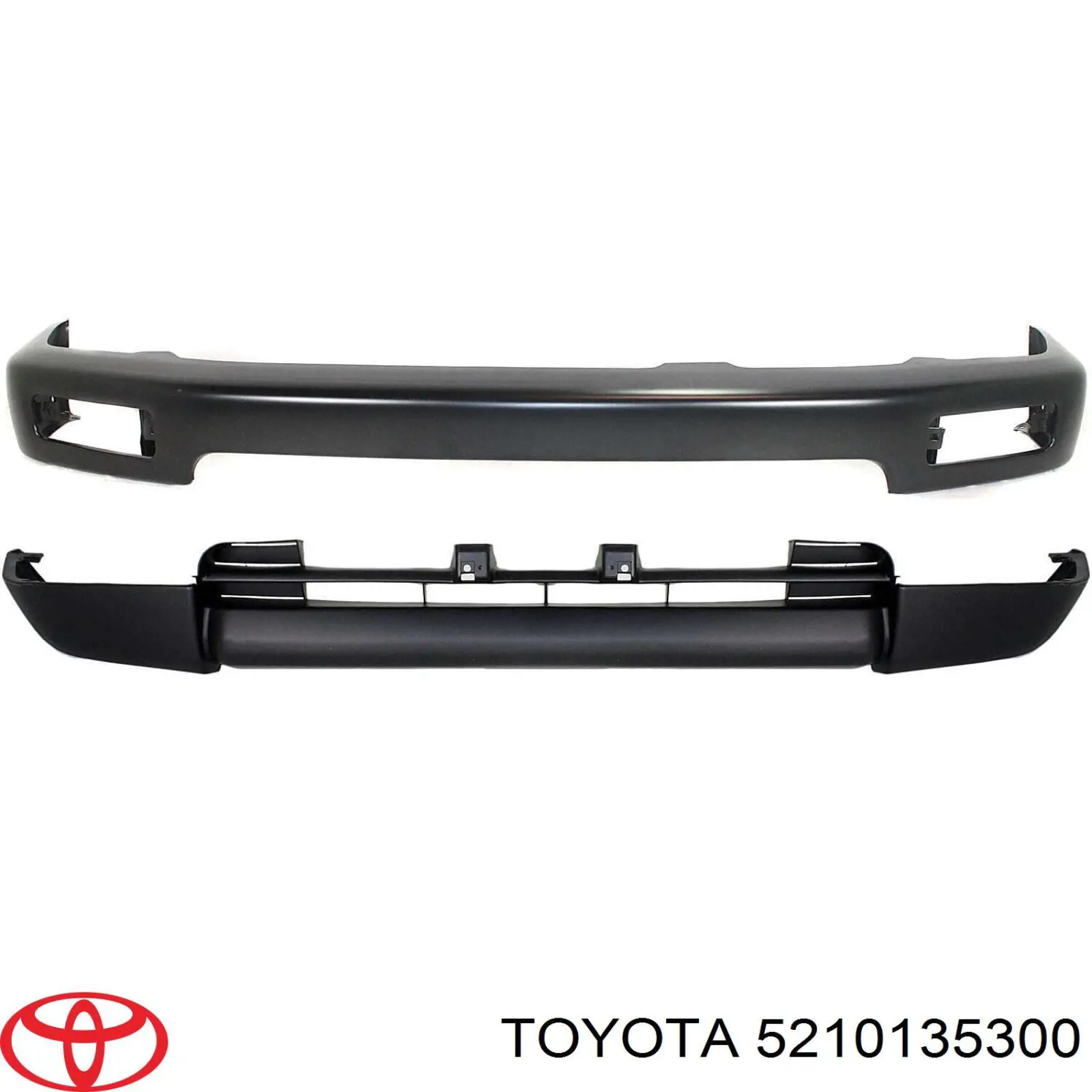 Parachoques delantero, parte central 5210135300 Toyota