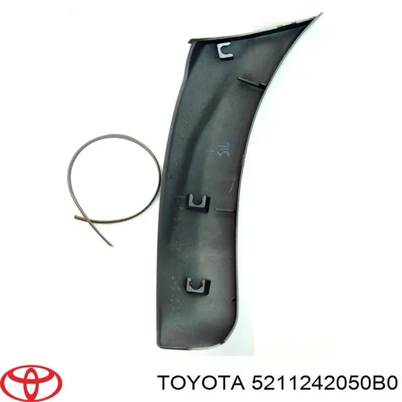 Купить 5211242050B0 Toyota Молдинг передней арки колеса, правый