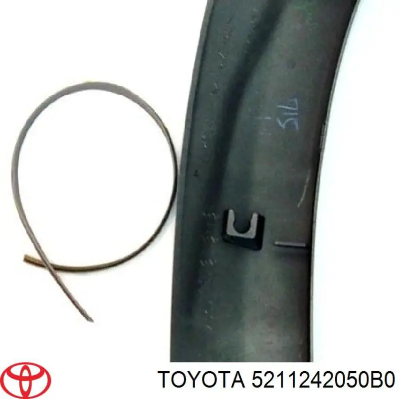 5211242050B0 Toyota расширитель (накладка арки переднего крыла правый)