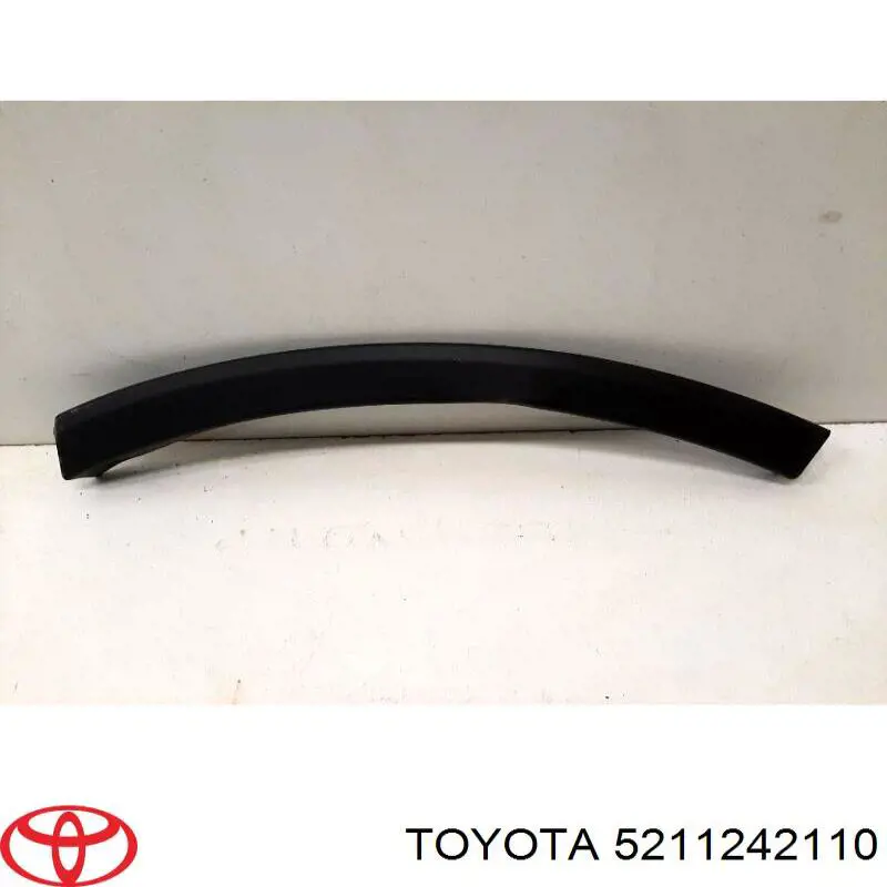 5211242110 Toyota placa sobreposta direita do pára-choque dianteiro