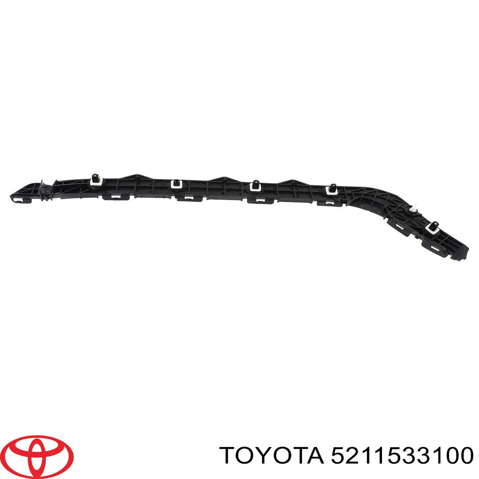 5211533100 Toyota Кронштейн крепления бампера переднего правый