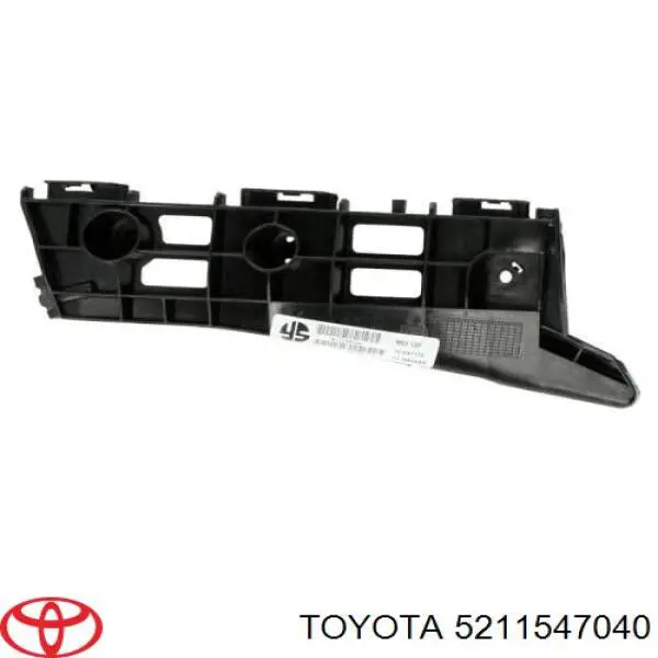 Consola externa direita do pára-choque dianteiro para Toyota Prius (ZVW30)