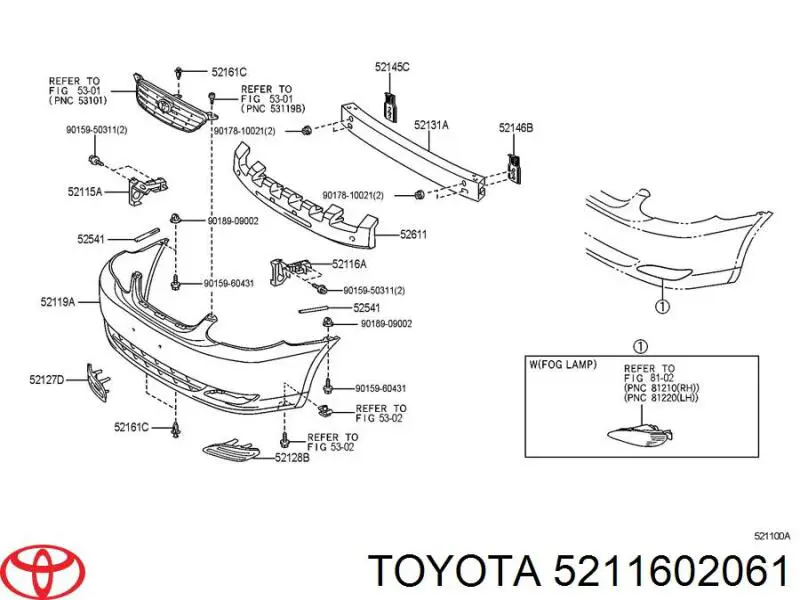 5211602061 Toyota 