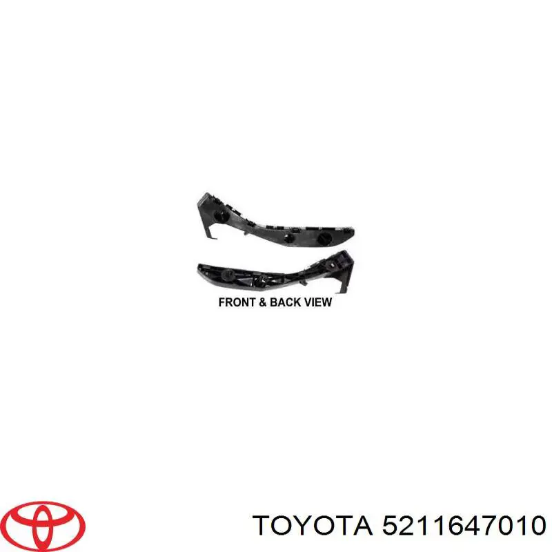 Suporte esquerdo do radiador (painel de montagem de fixação das luzes) para Toyota Prius (NHW20)