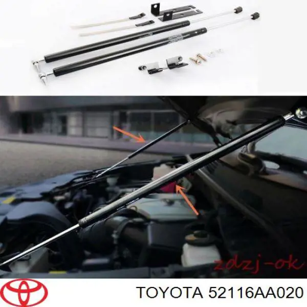 Кронштейн бампера переднего левый 52116AA020 Toyota