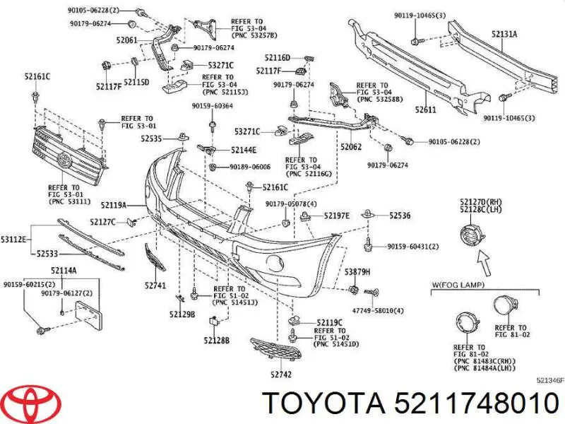 5211748010 Toyota 