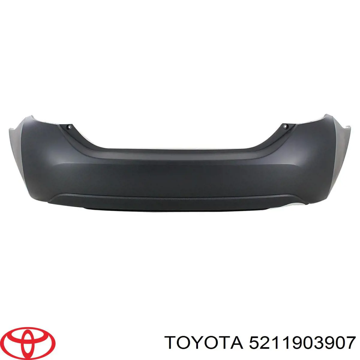 Передний бампер на Toyota Corolla  