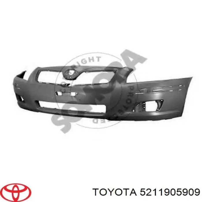 Передний бампер 5211905909 Toyota