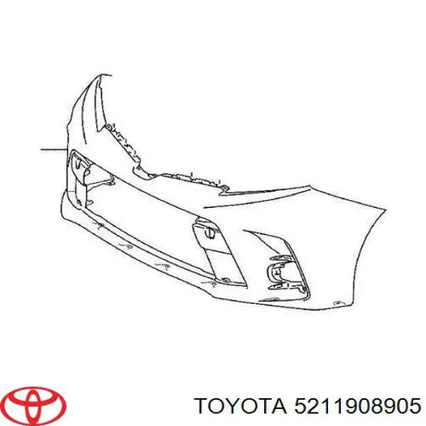FP7083900 FPS Бампер передний в сборе
