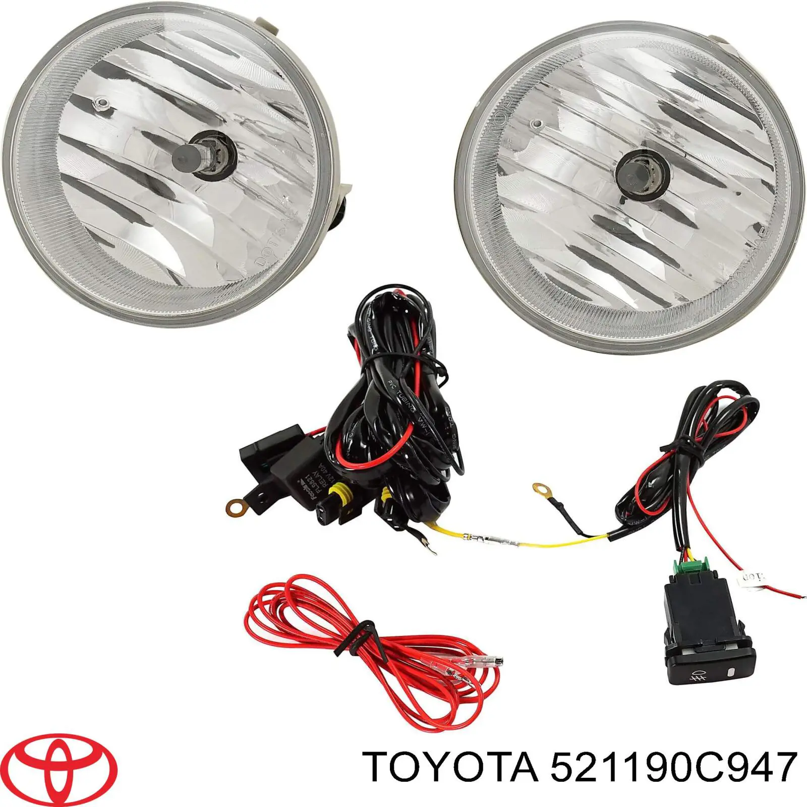 521190C947 Toyota Бампер передний в сборе