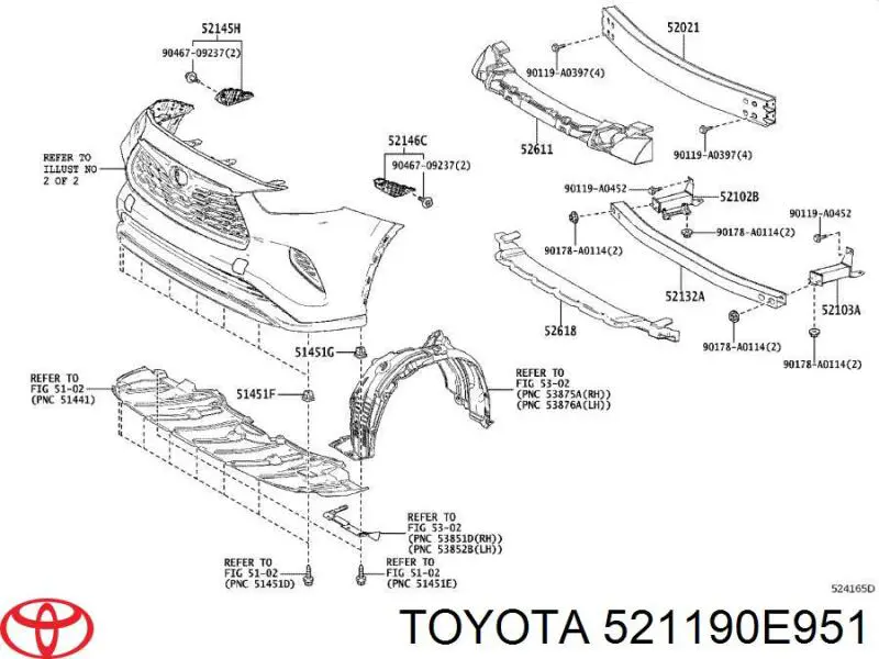 521190E951 Toyota 