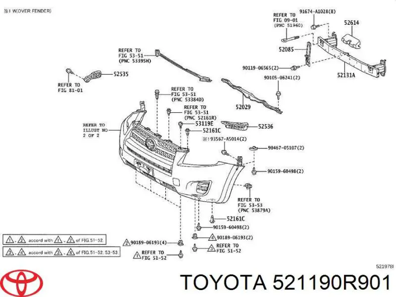 521190R901 Toyota 