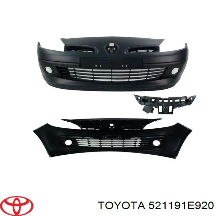 Передний бампер 521191E920 Toyota