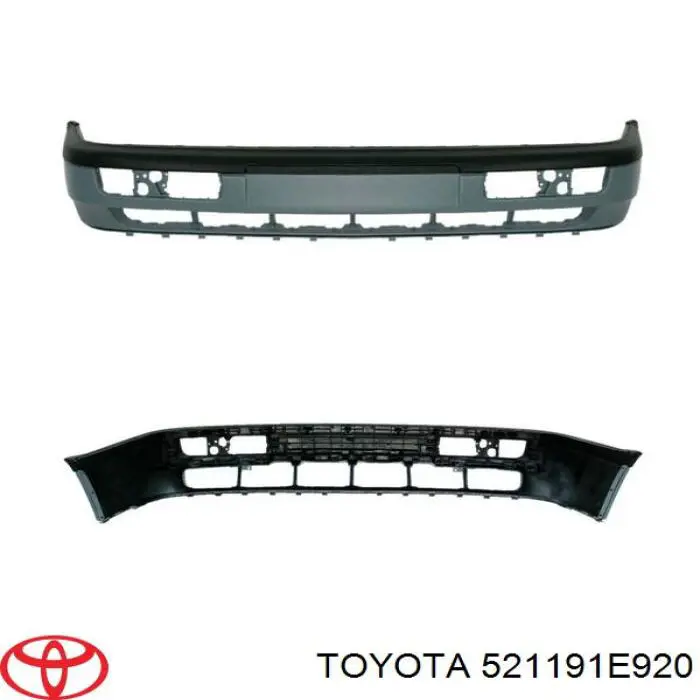 Бампер передний Toyota 521191E920