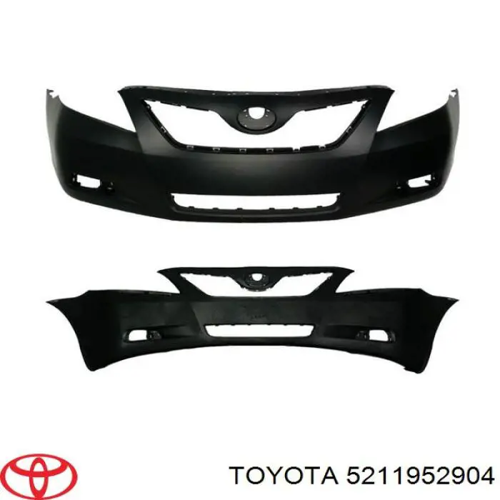Купить 5211952904 Toyota Бампер передний, верхняя часть