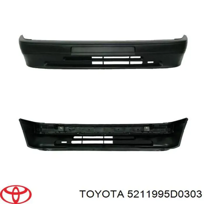  Передний бампер Toyota Previa 