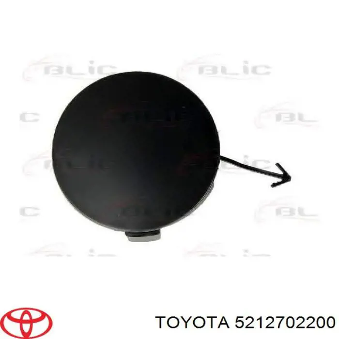 Заглушка бампера буксировочного крюка передняя правая Toyota 5212702200 цена, от 5.67 USD