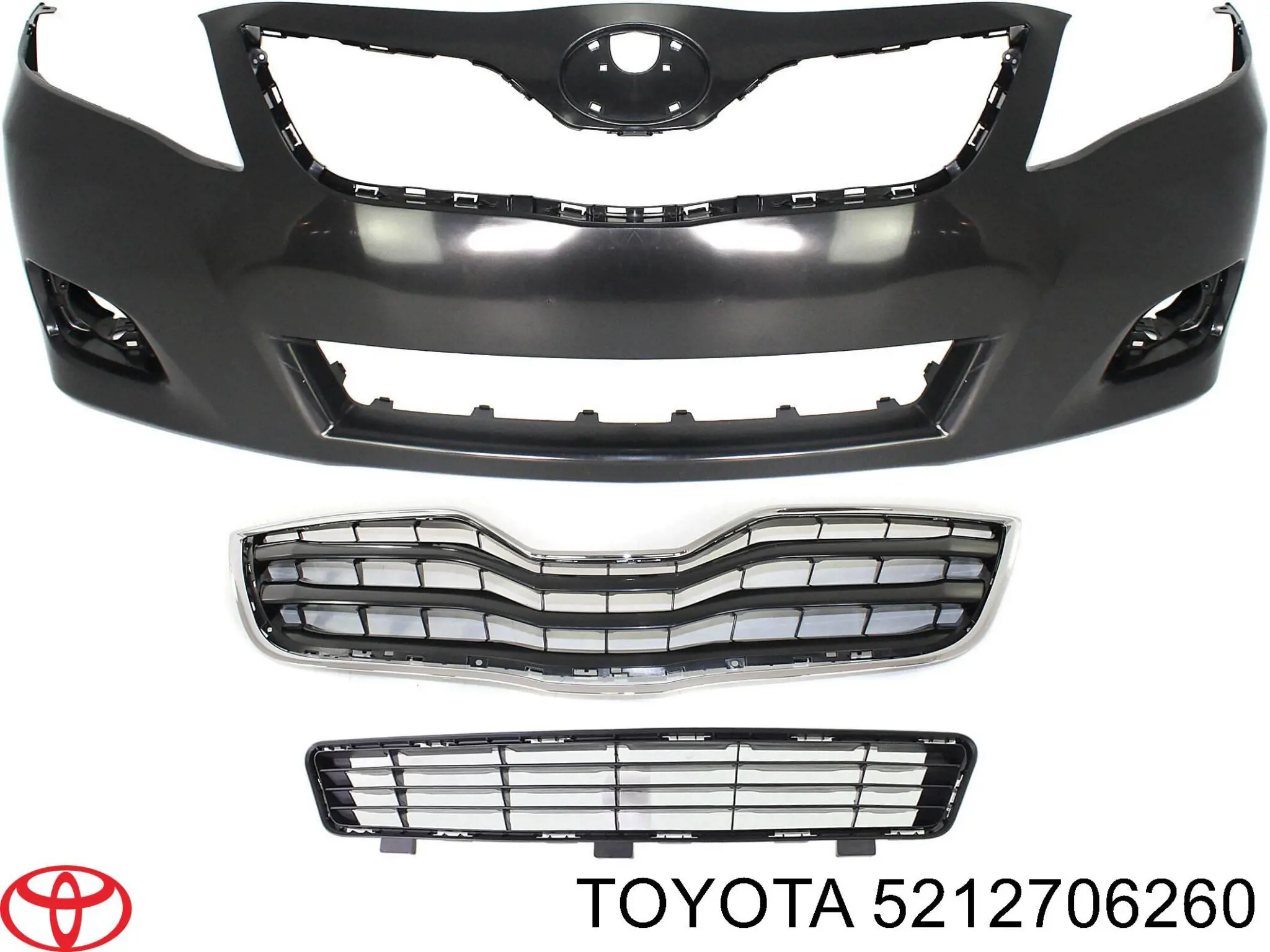 5212706260 Toyota Заглушка ПТФ бампера переднего правая