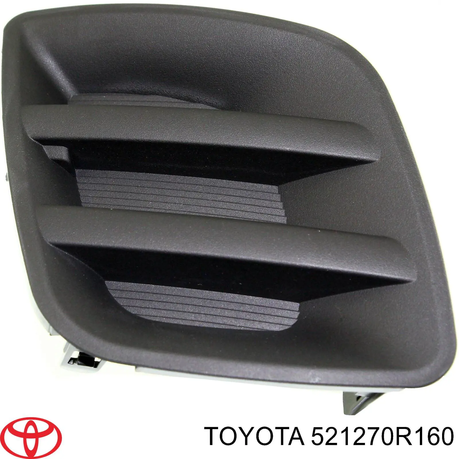 521270R160 Toyota заглушка (решетка противотуманных фар бампера переднего левая)