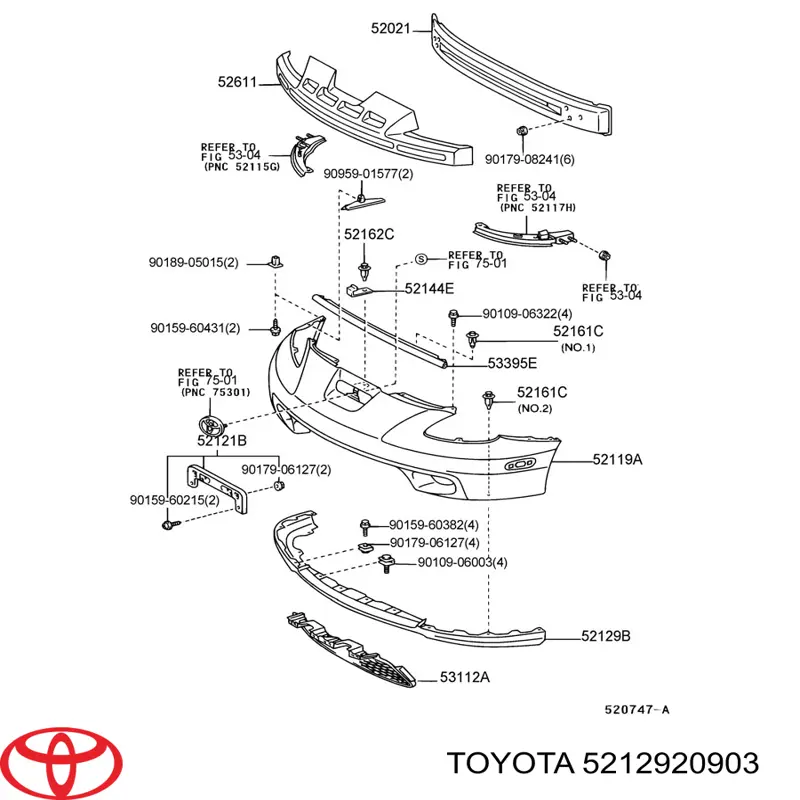 Купить 5212920903 Toyota 
