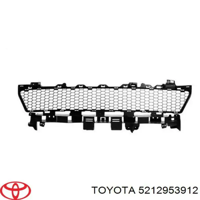 Заглушка бампера буксировочного крюка передняя 5212953912 Toyota