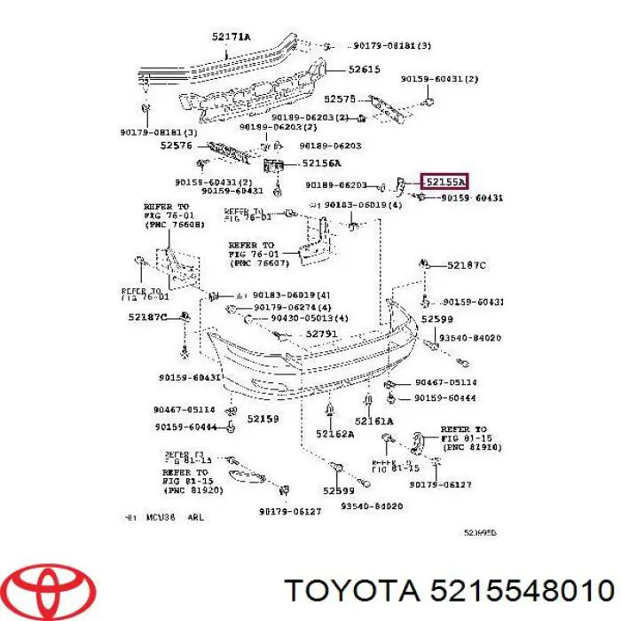  5215548010 Toyota