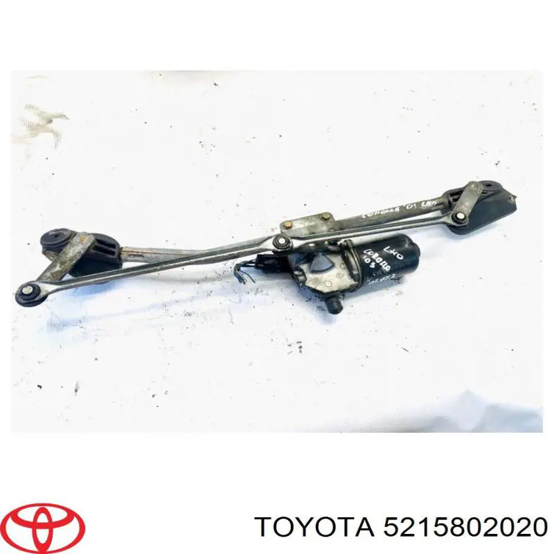 Кронштейн бампера заднего внешний левый 5215802010 Toyota