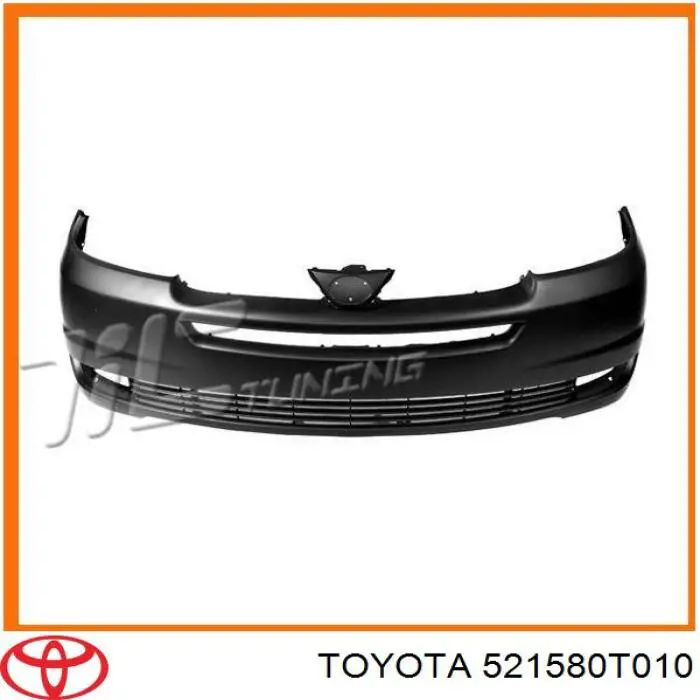 521580T010 Toyota Кронштейн бампера заднего внешний левый