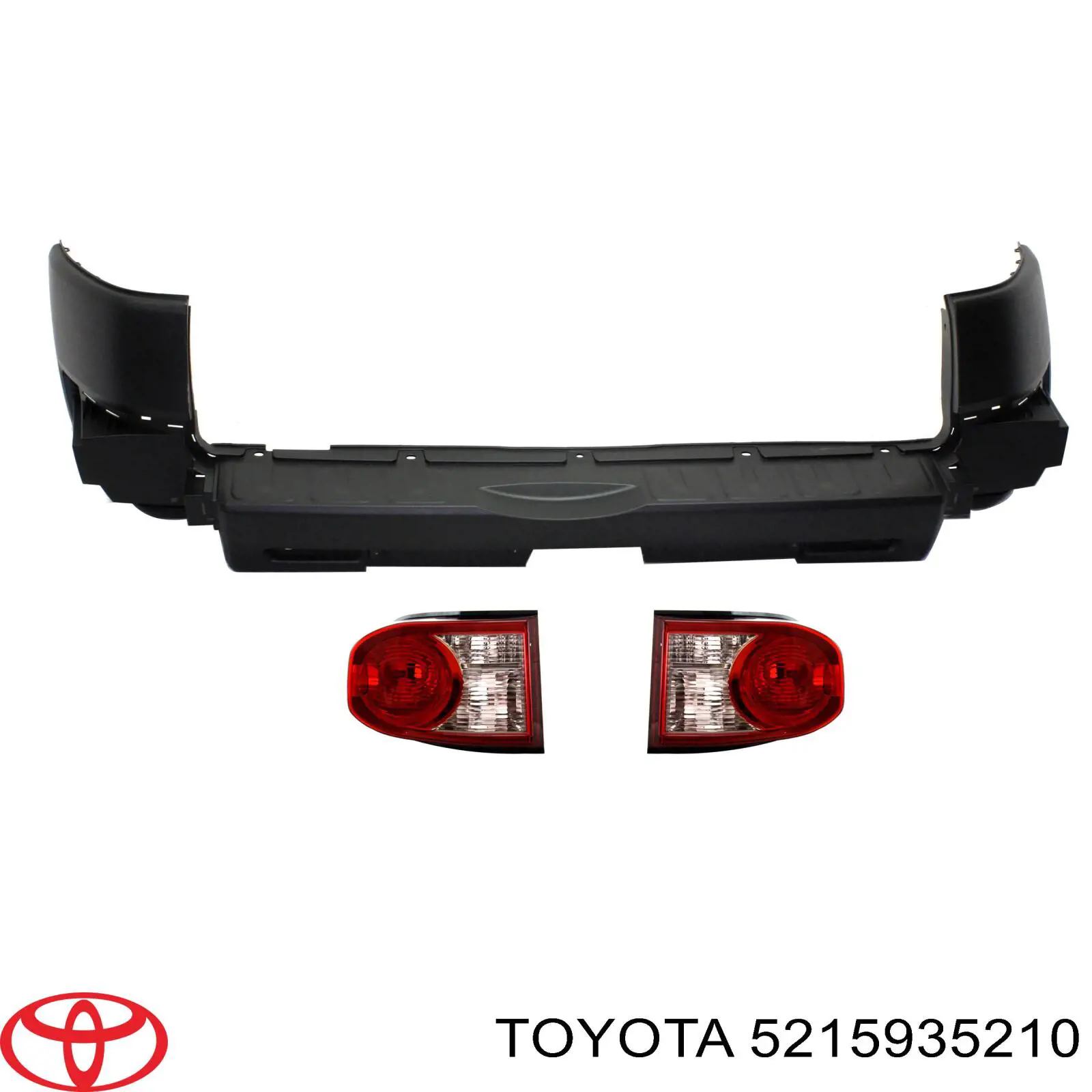 Бампер задний Toyota 5215935210 цена, от 196.66 USD