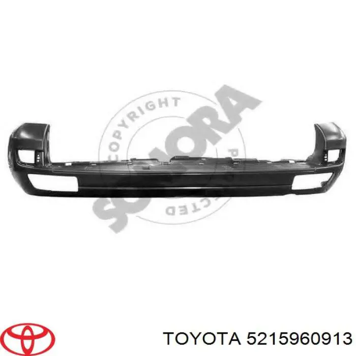 Купить 5215960913 Toyota Задний бампер