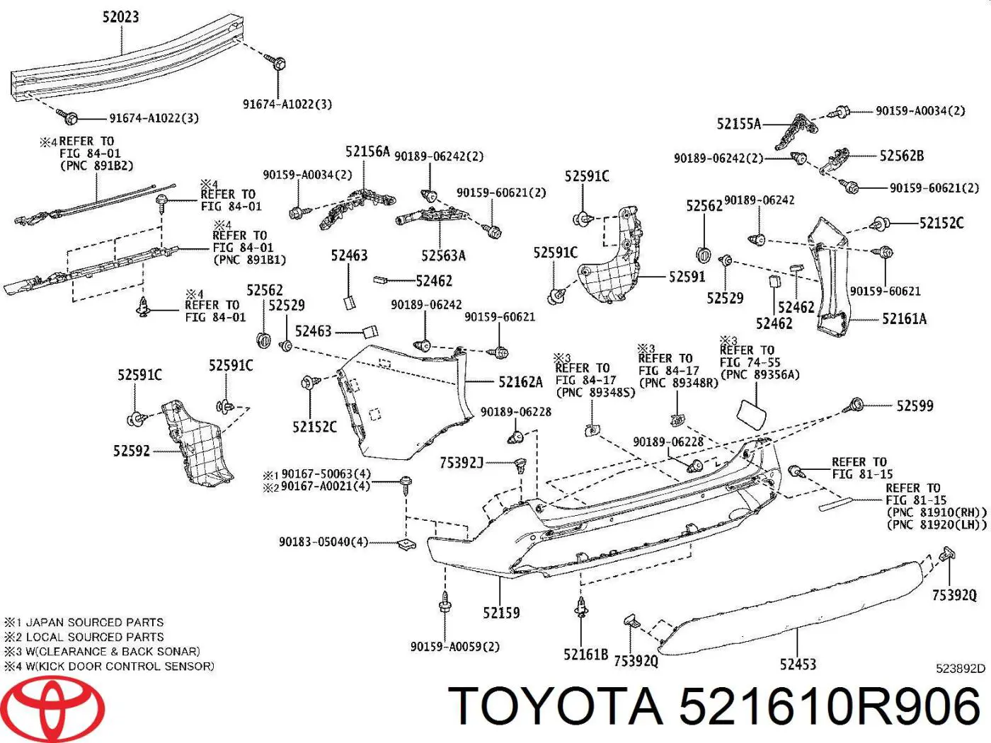  521610R906 Toyota