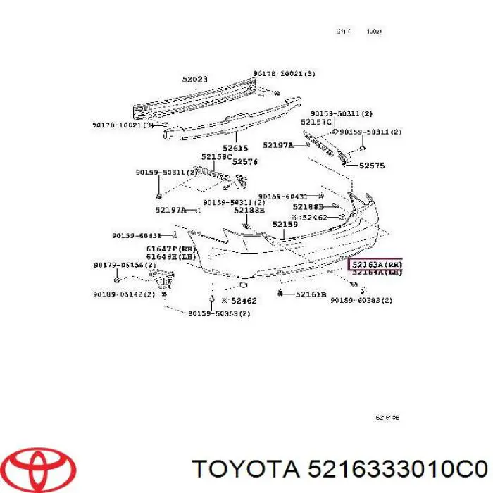 5216333010C0 Toyota 