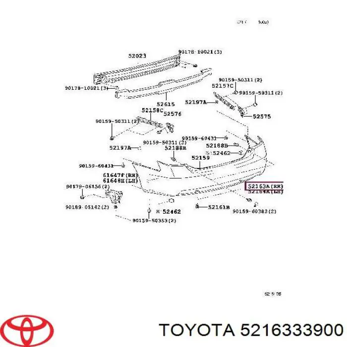 5216333900 Toyota 