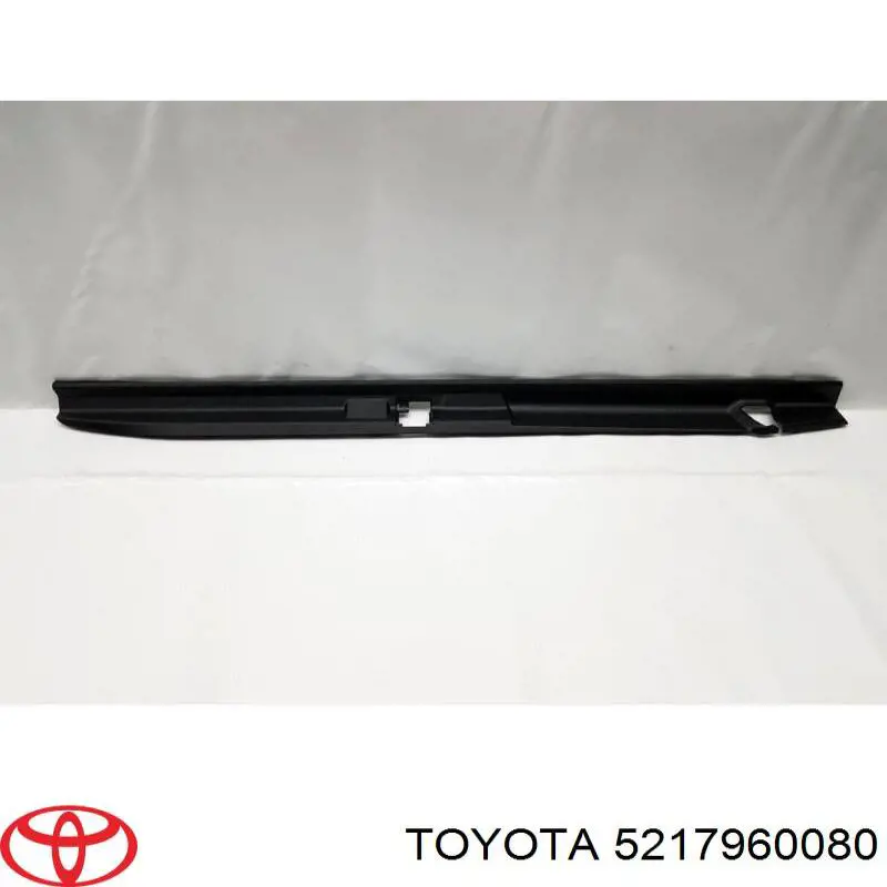 Накладка бампера заднего верхняя защитная (ступень-подножка) на Toyota Land Cruiser PRADO 