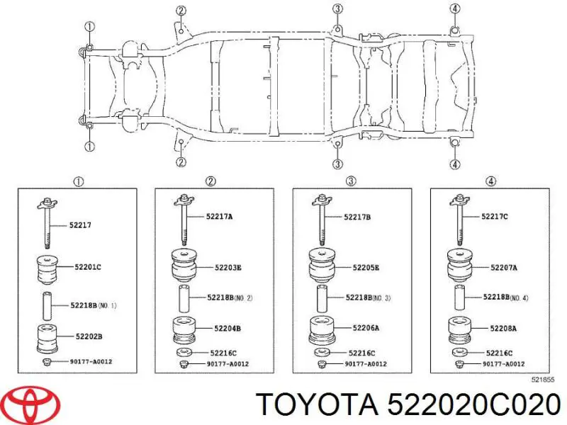  522020C020 Toyota