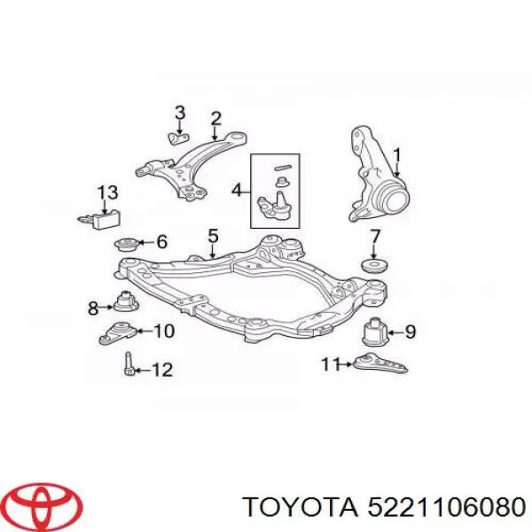 5221106080 Toyota 