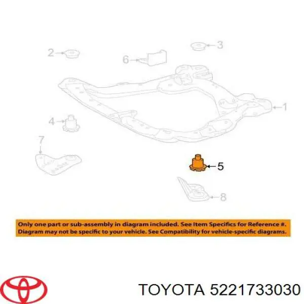  Toyota 5221733030 цена, от 49.44 USD