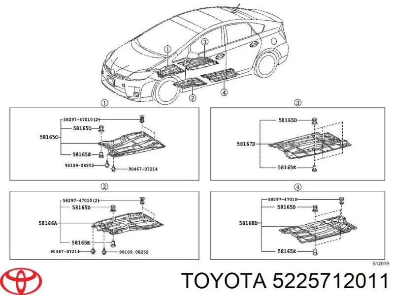 5225712011 Toyota 