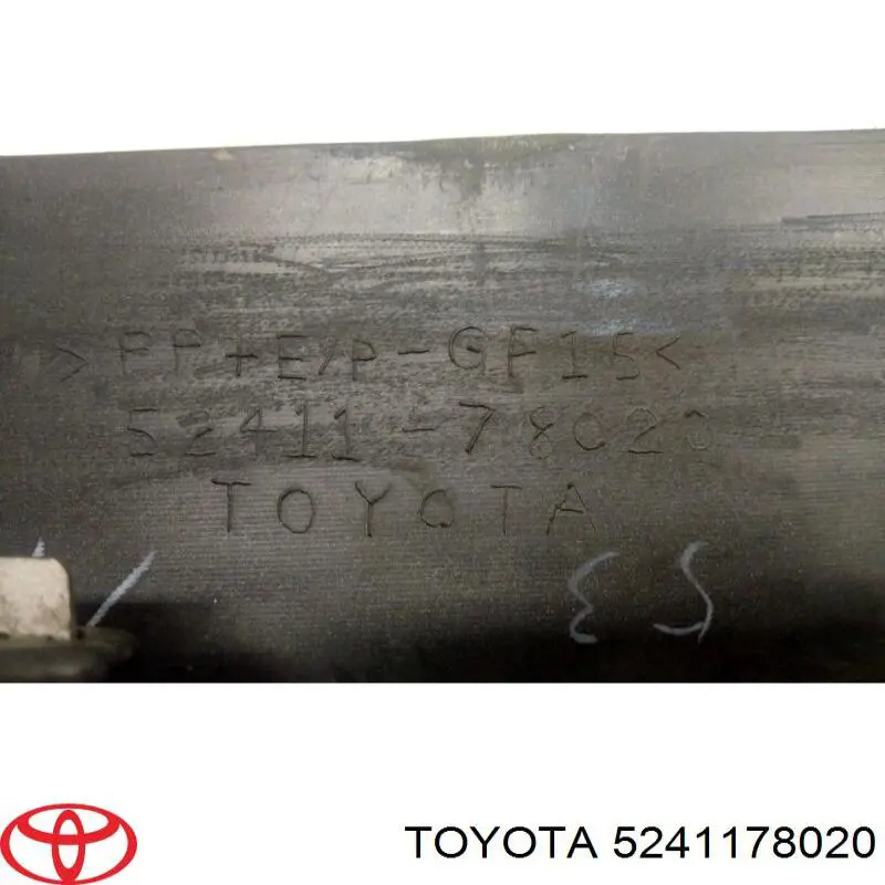 5241178020 Toyota placa sobreposta do pára-choque dianteiro