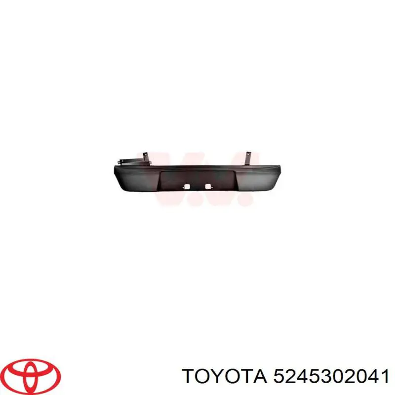 5245302041 Toyota Молдинг бампера заднего